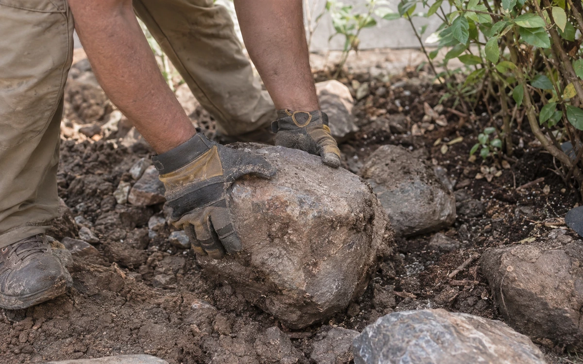 Rock removal contractor